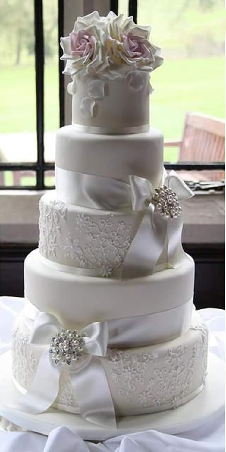 1-1/2" x 50 Yards White Polyester Satin Ribbon Single Faced Fabric Ribbons for Gift Wrapping, Crafting, Floral Arrangements, Flower Bouquet, Wedding, Home Decor