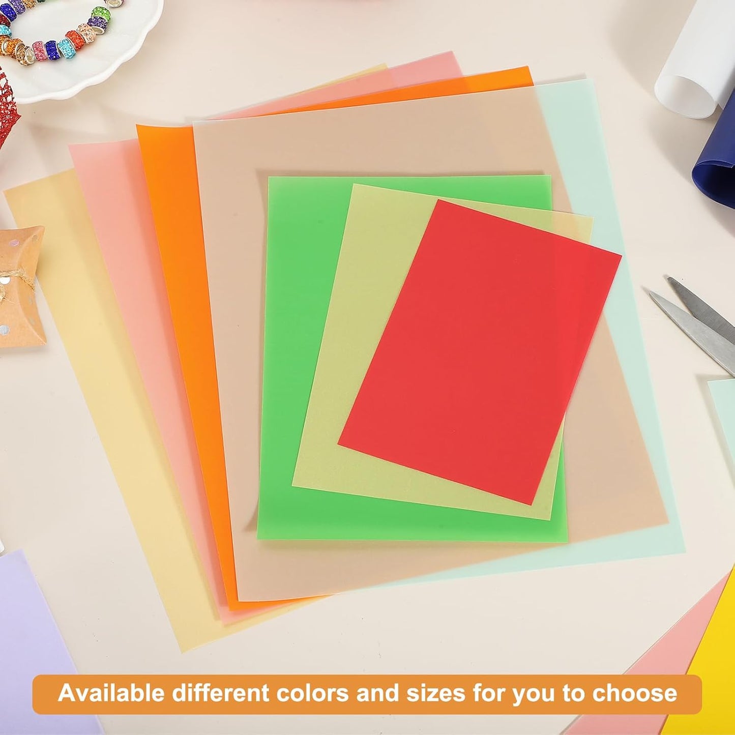 MECCANIXITY 60 Sheet Colored Vellum Paper 8.5" x 11", 100gsm Translucent Printable Vellum Sheets for Printing Wedding Invitations Inkjet Laser Printer, Gold