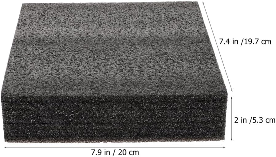 VILLCASE 3pcs Felting Board Foam High Dense, Needle Felting Pad, Work Black Rectangle Felt Mat Sewing Wool Tool for DIY Hand Craft Poking Knitting Projects 7x7 inches