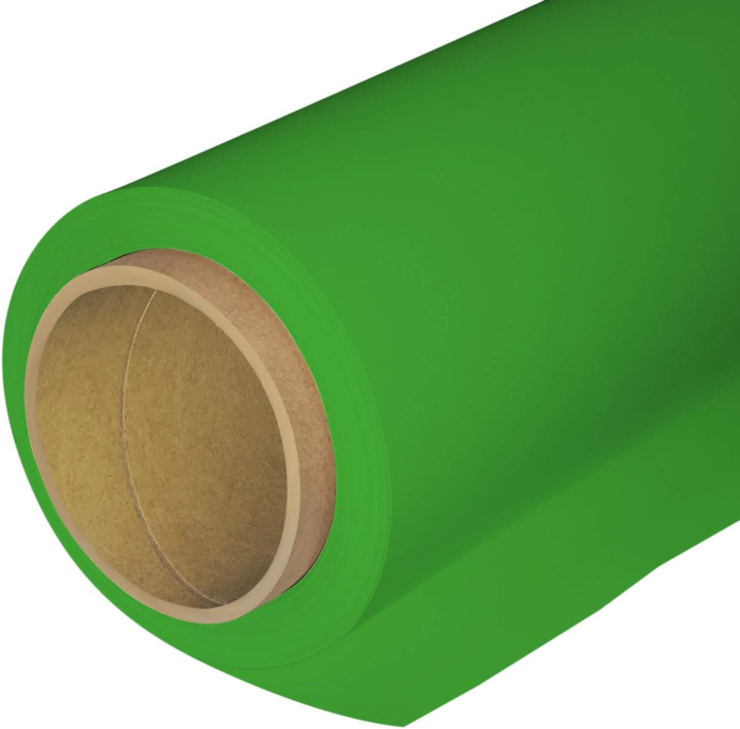 Seamless Photography Background Paper Roll, Green Photo Paper Backdrop for Photography, Video and Streaming (107''x36' Stinger)