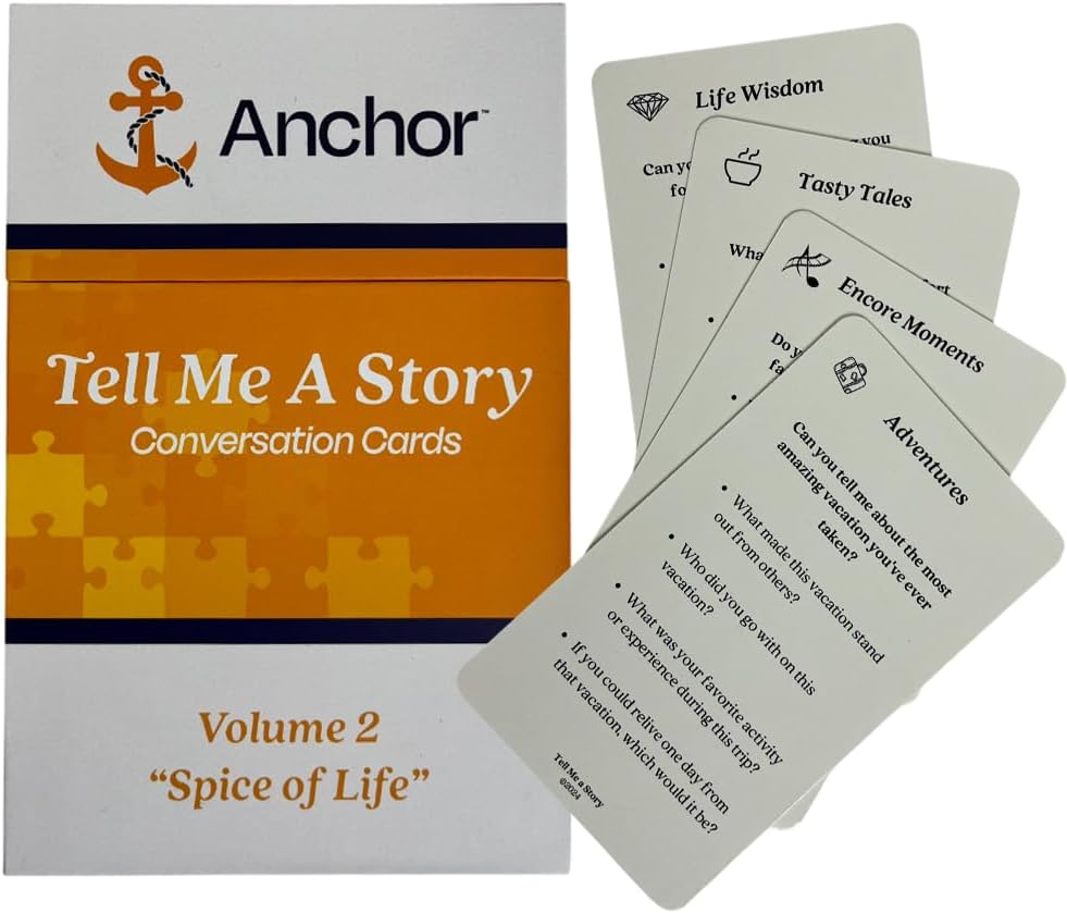 Conversation Starter Cards - Fun Prompts for Families, Friends, Seniors & Couples - Family Conversation Cards & Card Game for Couples (Volume 2)