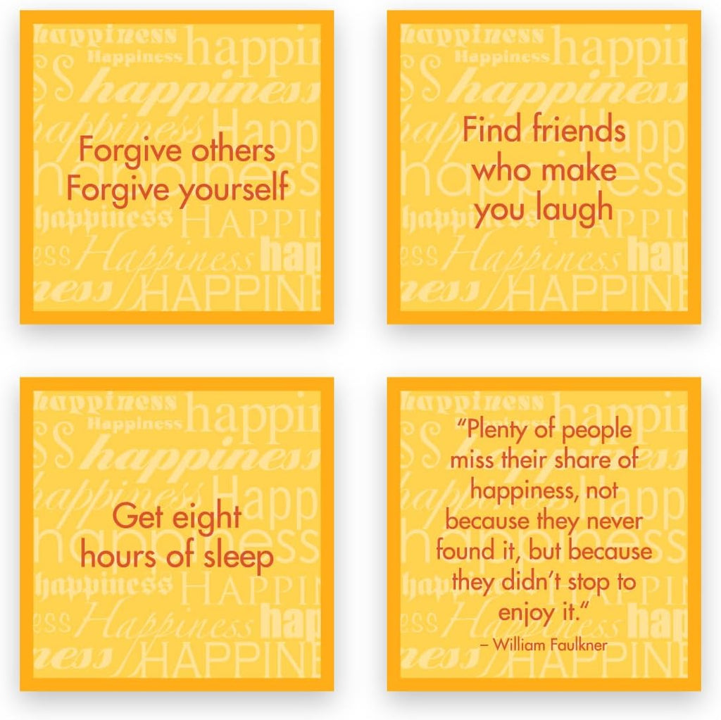 TableTopics Happiness Question Card Game - 135 Conversation Starter Cards with Tips, Ideas, & Quotes to Spark Meaningful Discussions with Adults at Dinner Parties, Girls’ Nights, and More