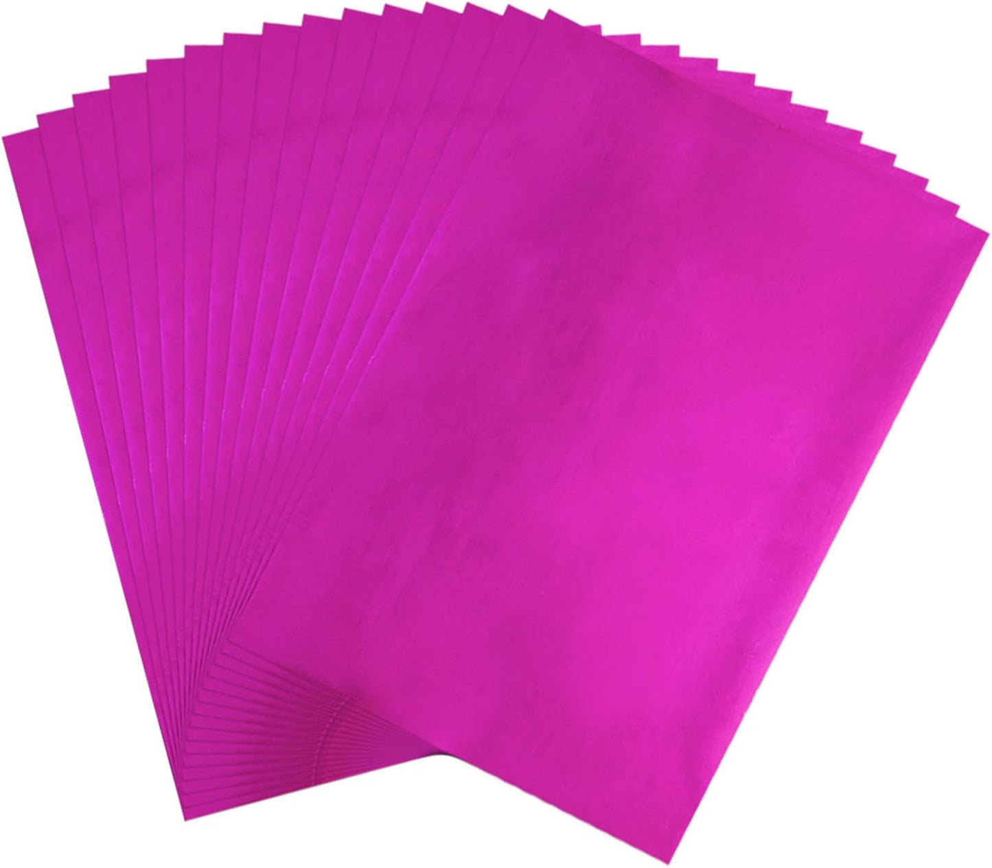 Briartw 20x29cm Hot Foil Paper 50 Sheets Pack Toner Reactive Foil Hot Stamping Foil Paper by Laser Printer and Laminator for Scrapbooking Craft Cardmaking DIY Album (Plum, 100 Sheets)