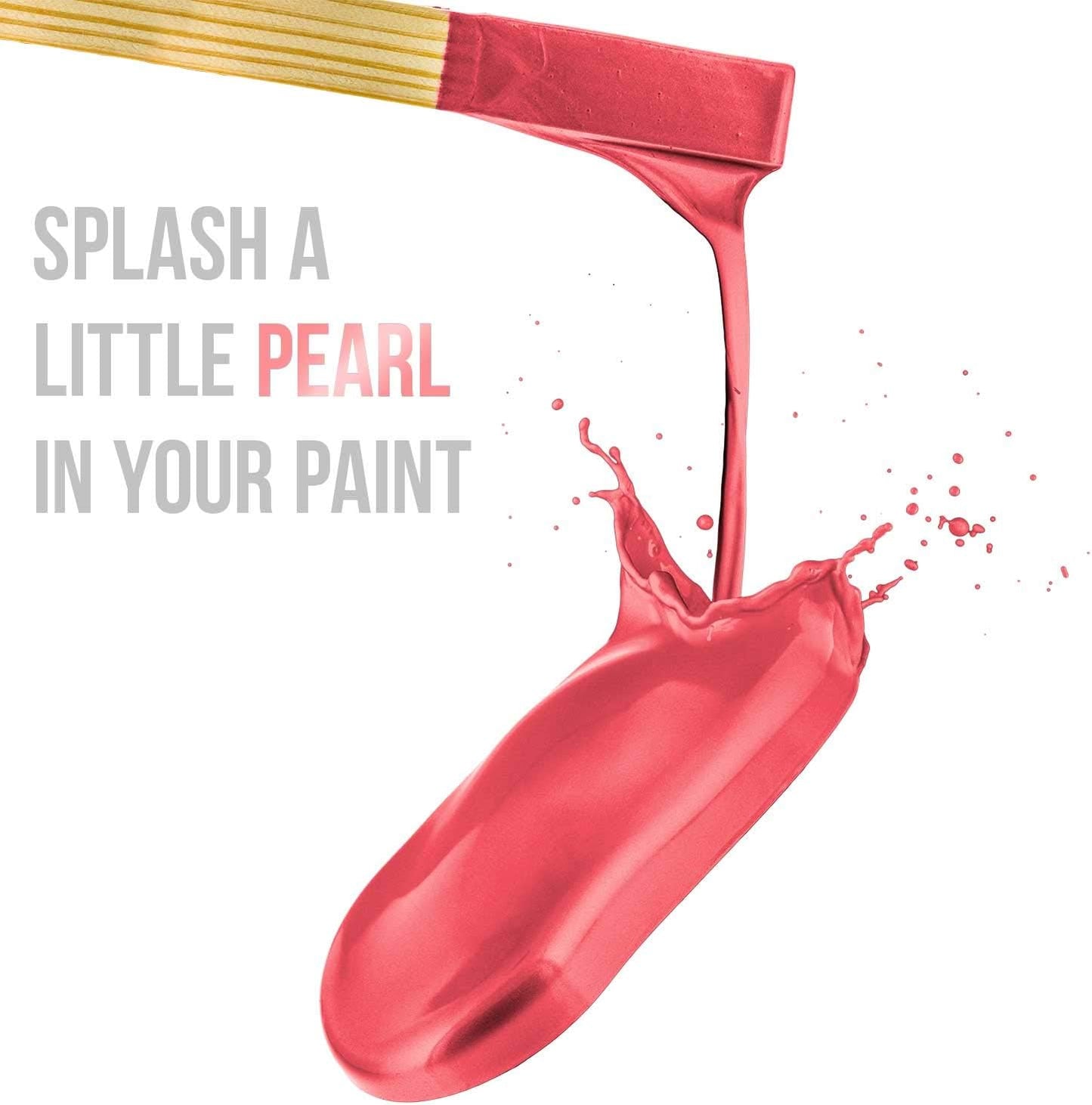 U.S. Art Supply Jewelescent Mica Pearl Pigment Powder, True Red 3.5 oz (100g) Pouch - Cosmetic Grade, Epoxy Resin Color Pigment, Mica Powder for Resin, Soap, Slime, Candle Dye, Art, Crafts