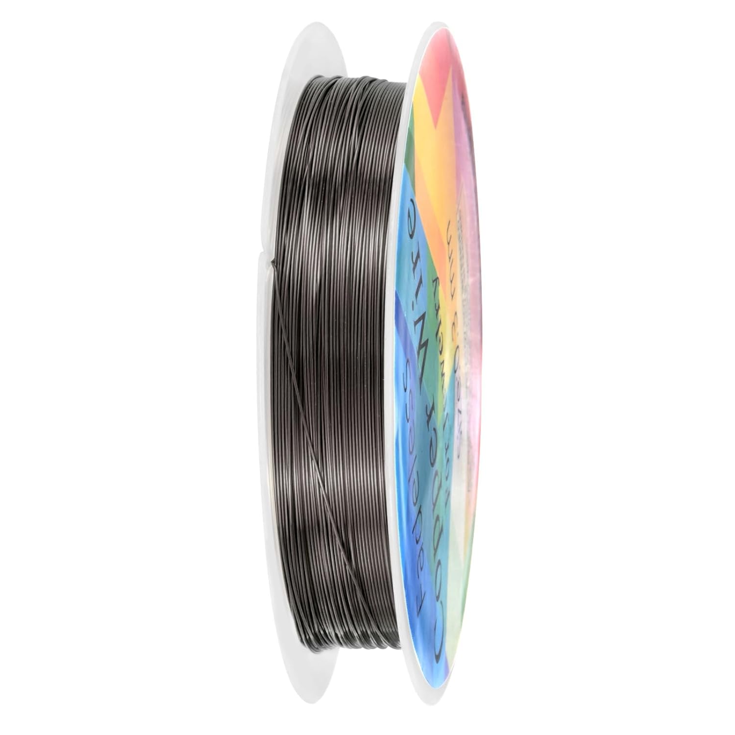 0.3 mm/28 Gauge Copper Wire for Jewelry Making, 49.2FT Copper Beading Craft Wire for Jewelry/Weaving/DIY Crafting/Planting, Color-Retaining [15M, Metallic Black]