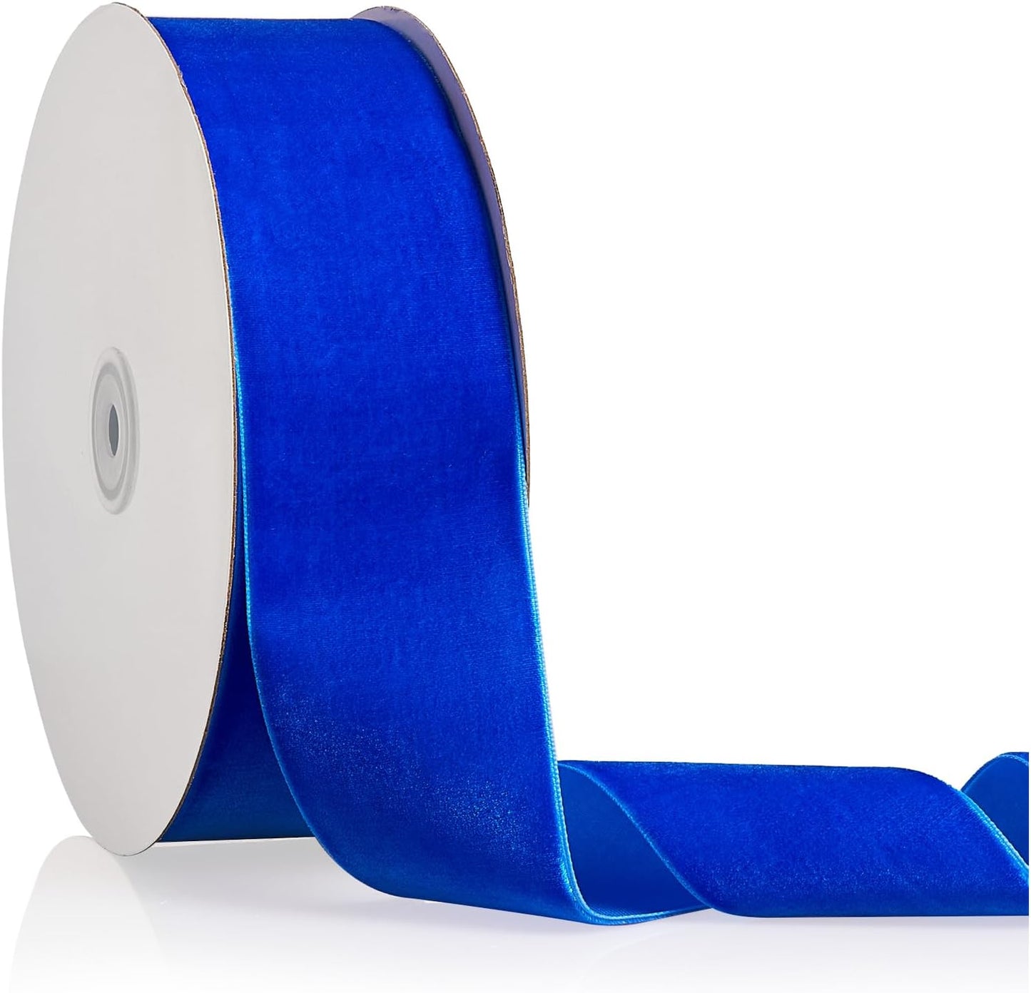 2" X 20 Yards Royal Blue Velvet Ribbon for Christmas Tree Wreath Decoration Handmade Crafts Ornaments Gift Wrapping & Bow Making