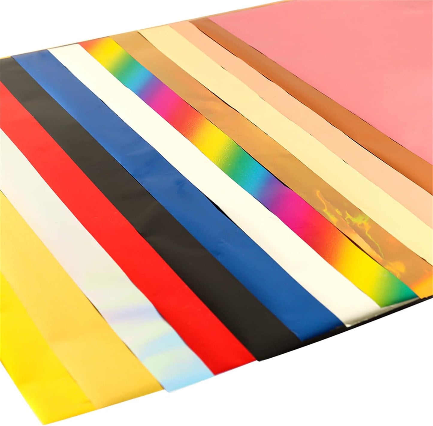 Briartw 20x29cm Hot Foil Paper 50 Sheets Pack Toner Reactive Foil Hot Stamping Foil Paper by Laser Printer and Laminator for Scrapbooking Craft Cardmaking DIY Album (Pale Gold, 50 Sheets)