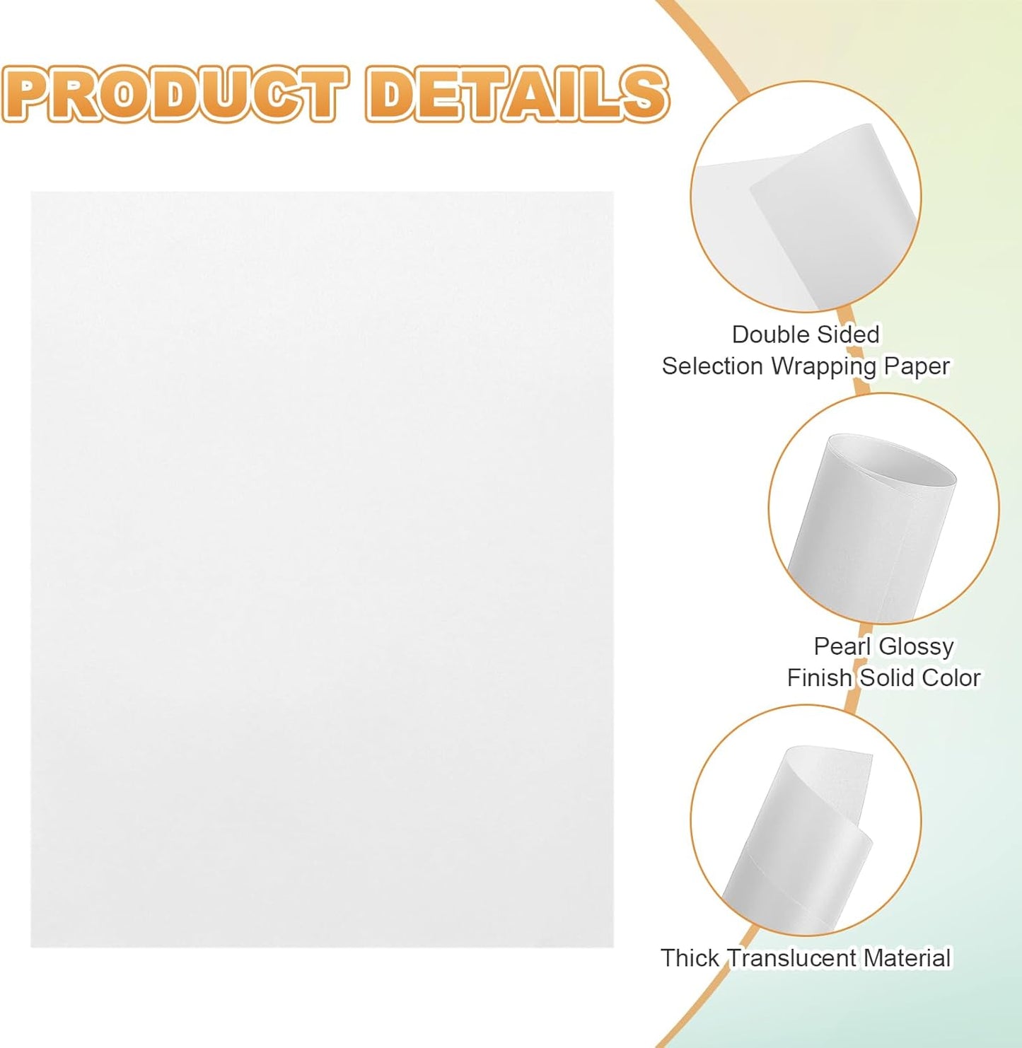 MECCANIXITY 60 Sheet Colored Vellum Paper 8.5" x 11", 100gsm Translucent Printable Vellum Sheets for Printing Wedding Invitations Inkjet Laser Printer, Silver