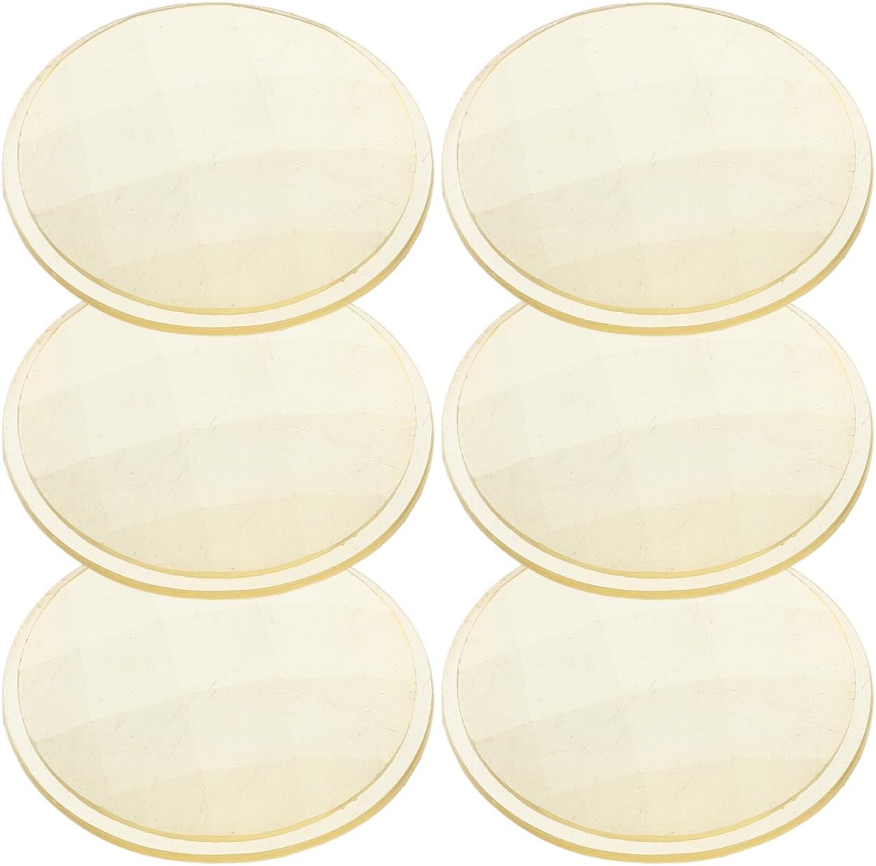 VOSAREA 6pcs High Clarity Kaleidoscope Lens Kit Prism for DIY Crafts Toy Making Multifaceted Lens for Homemade Kaleidoscope Projects