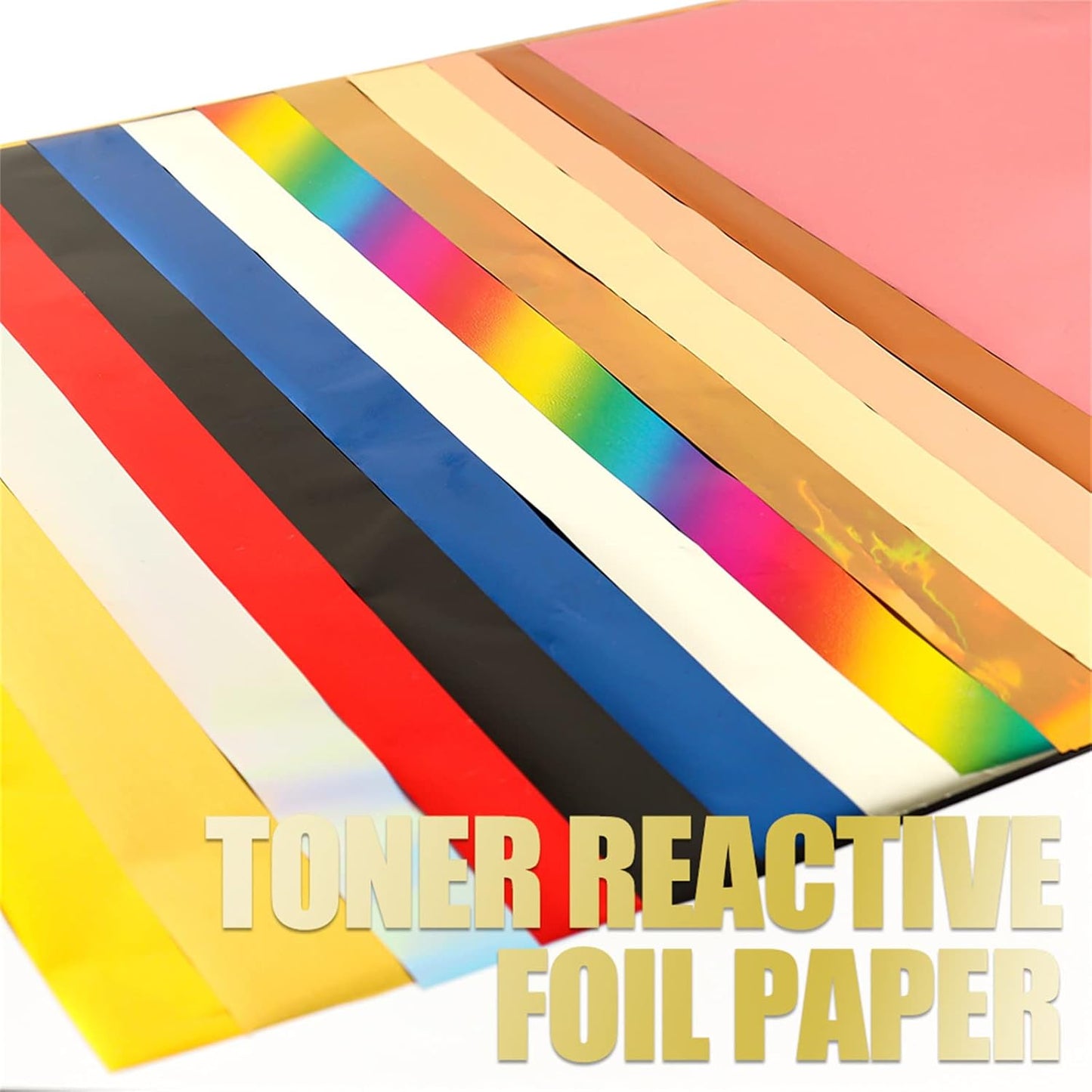 Briartw 20x29cm Hot Foil Paper 50 Sheets Pack Toner Reactive Foil Hot Stamping Foil Paper by Laser Printer and Laminator for Scrapbooking Craft Cardmaking DIY Album (Royal Blue, 100 Sheets)
