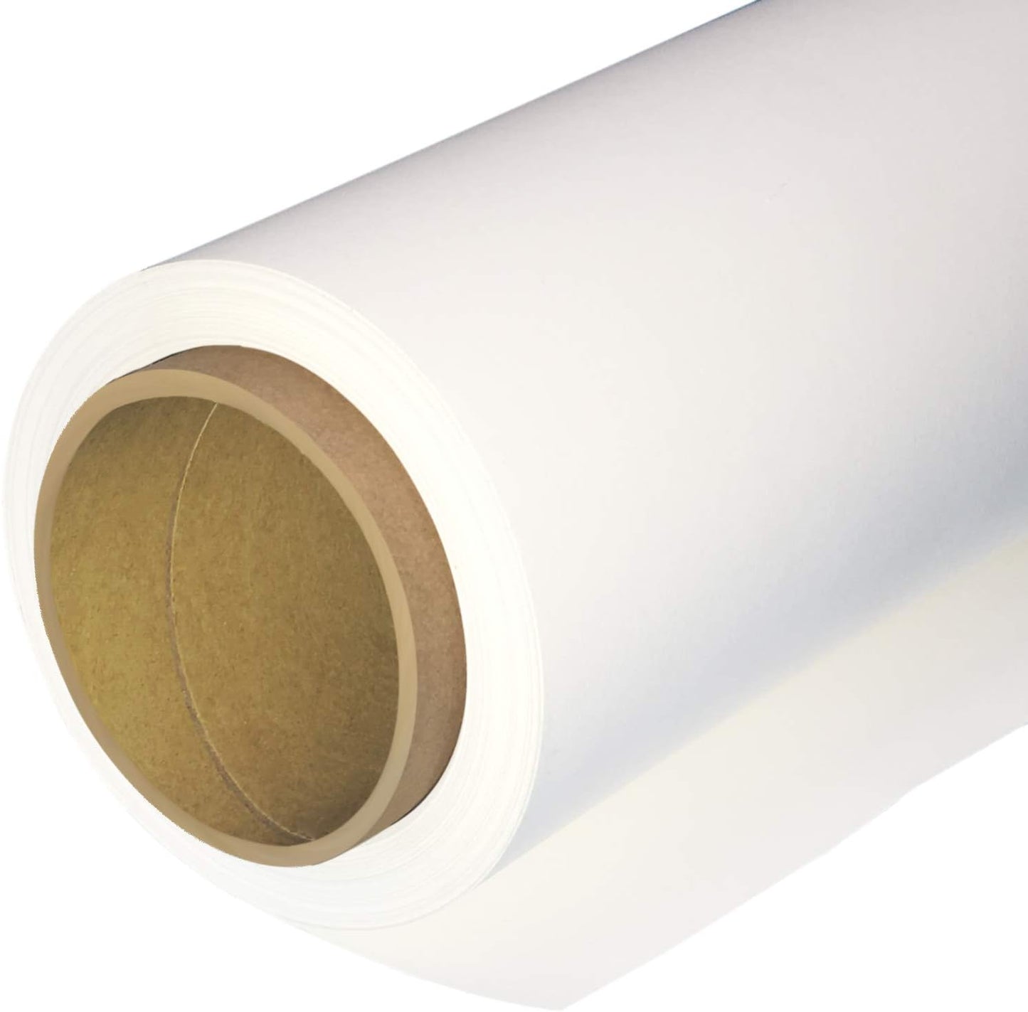 Seamless Photography Background Paper Roll, White Photo Paper Backdrop for Photography, Video and Streaming (107''x16' Artic White)