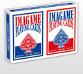 Plastic Playing Cards, Poker Size, Casino Quality, Jumbo Index, Waterproof & Washable, Perfect for Texas Hold’em Poker, 1 Blue Deck & 1 Red Deck