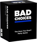 BAD CHOICES Party Game - The Have You Ever? Game - Hilarious Adult Card Game for White Elephant Parties and Board Games Night with Your Friends