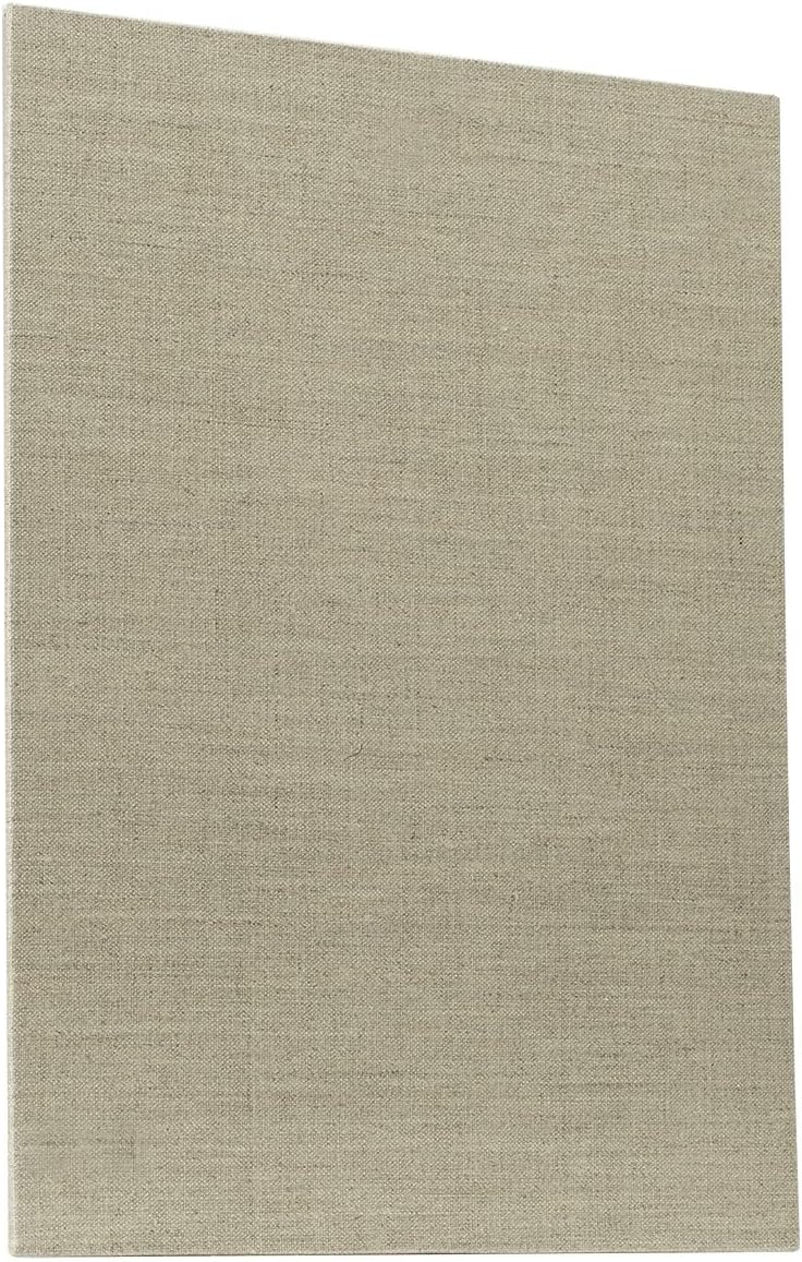 Senso Clear Primed Linen Panels - 9x12-3 Pack of Panels for Painting Oils, Acrylics, Pastels and More
