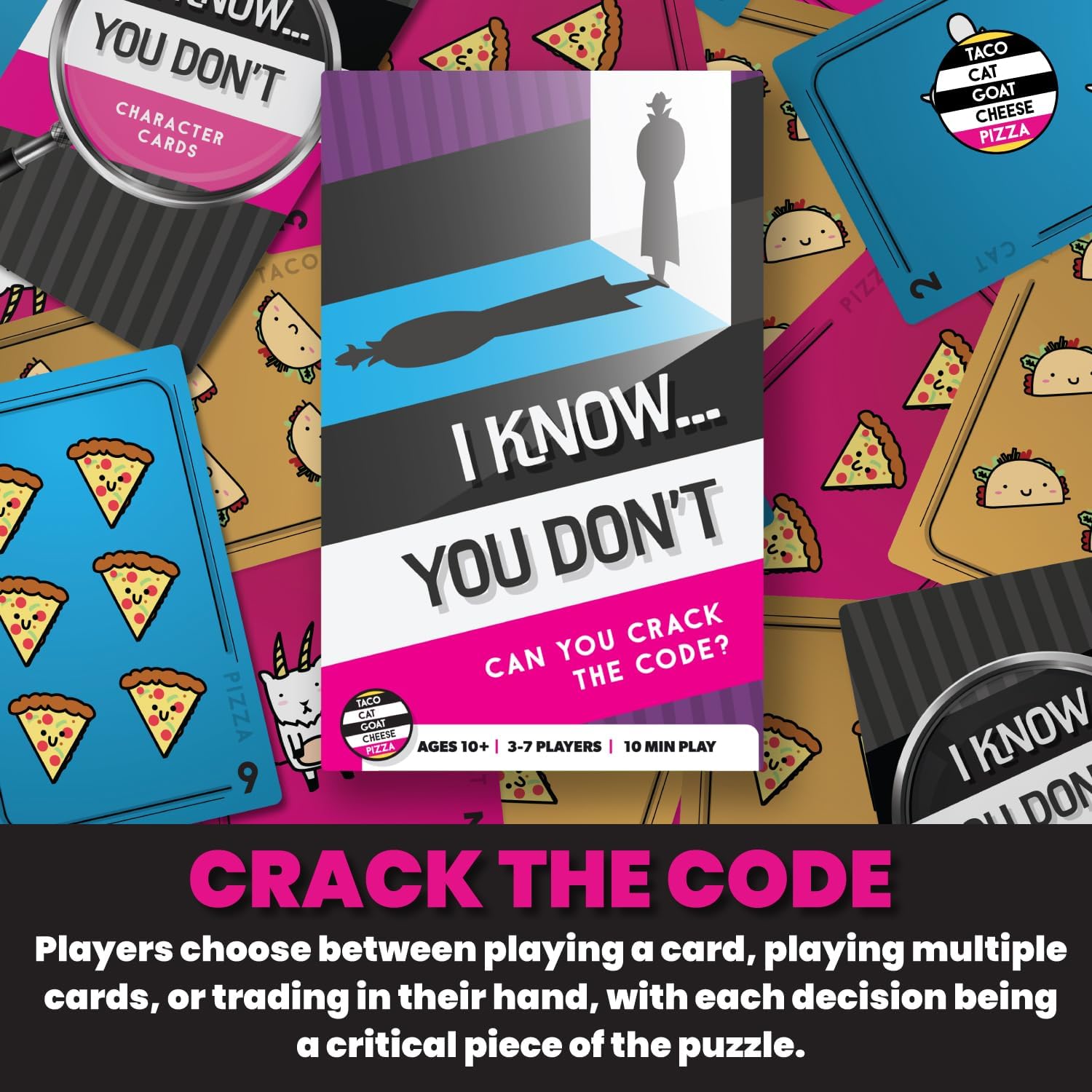 I know... You Don't Strategic Card Game for Family Game Night by Taco Cat Goat Cheese Pizza | Easy to Learn | Fast 10 Minute Rounds | Fun for Kids, Teens, and Adults | 3 - 7 Players