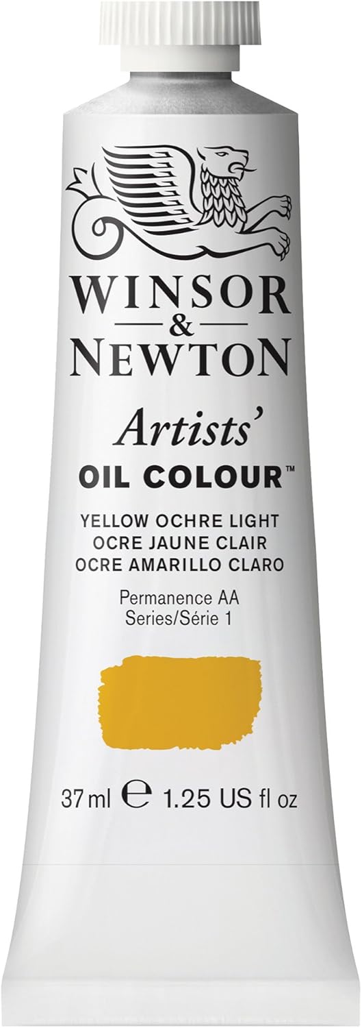 Winsor & Newton Artists' Oil Color, 37ml (1.25 oz) Tube, Yellow Ochre Light