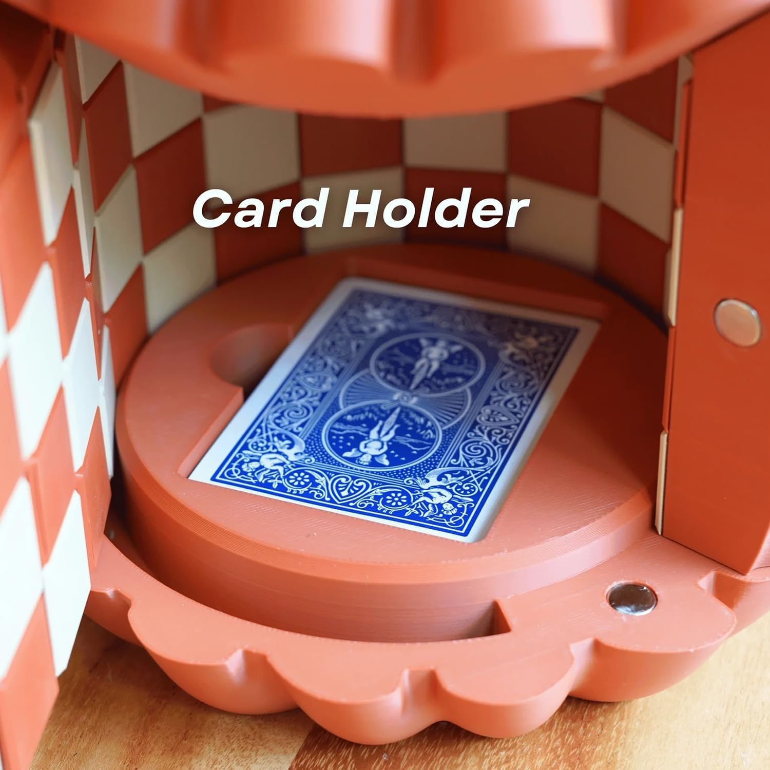 Pumpkin Game Set: Magnetic Chess Checkers, Cribbage, Dice Tower, Card Holder, Gourd Gambit Pumpkin Chess Expansion Pack for Gourd Games, 3D Printing Portable Adult Pumpkin Board Game Set(#1)