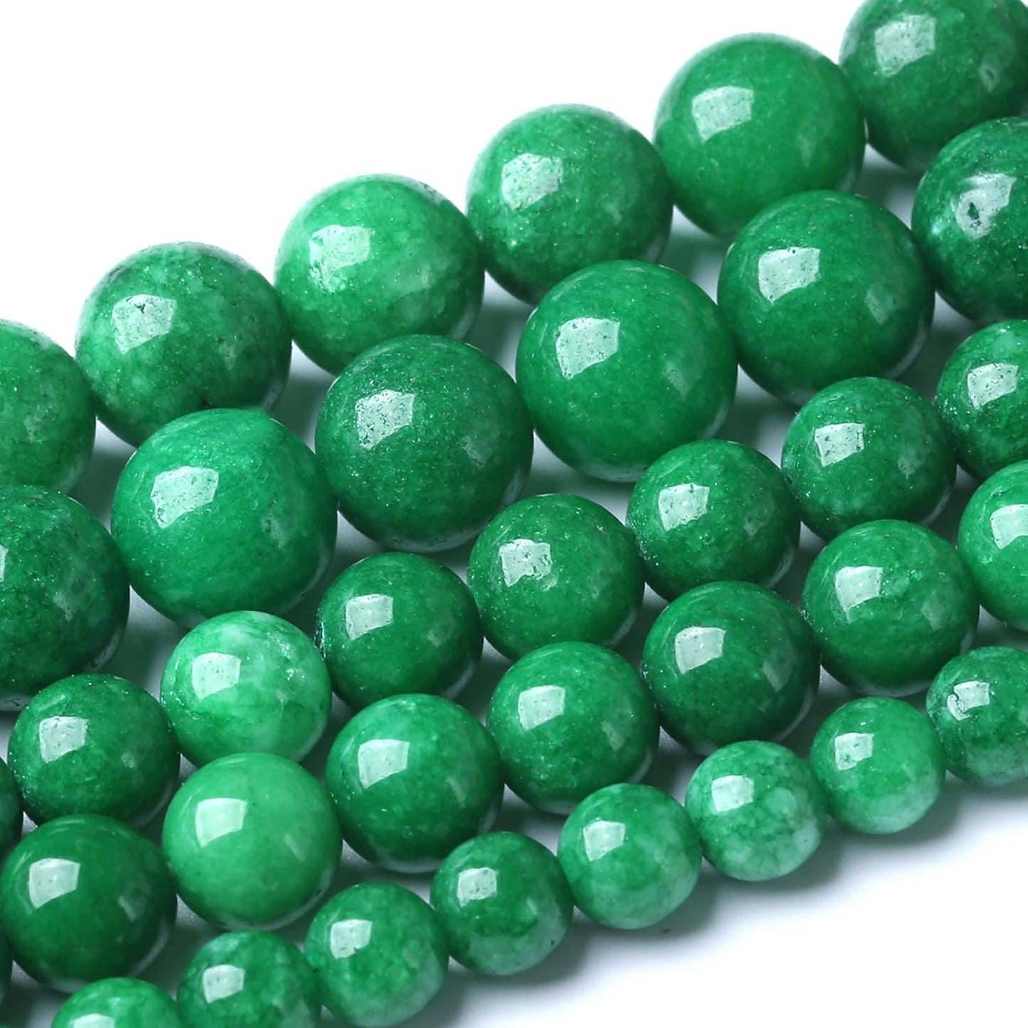 6MM Blackish Green Cloudy Chalcedony Stone Beads Round Loose Beads for Jewelry Making Bracelet Necklace 120pcs 2 Strands 32"