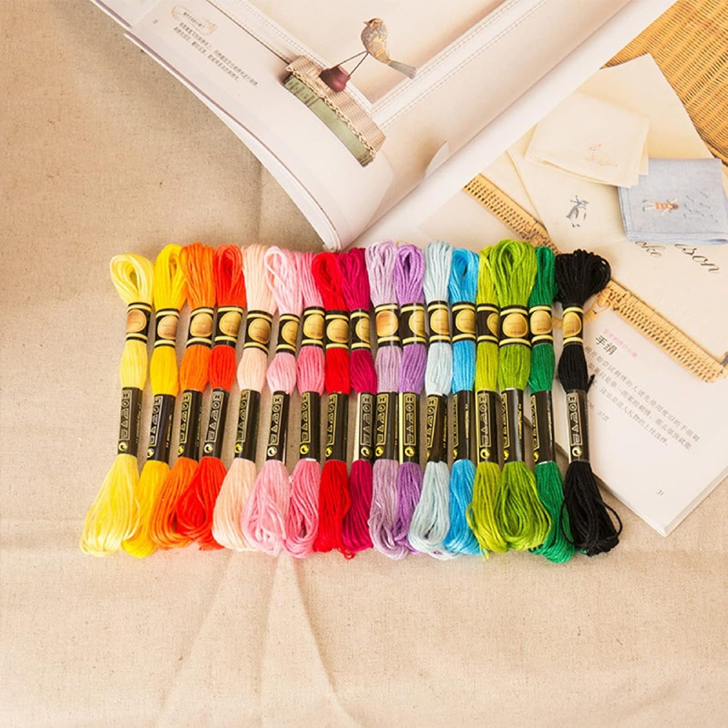 Dimxvean Cross Stitch Kits for Adults - Hummingbirds 18x18 inch