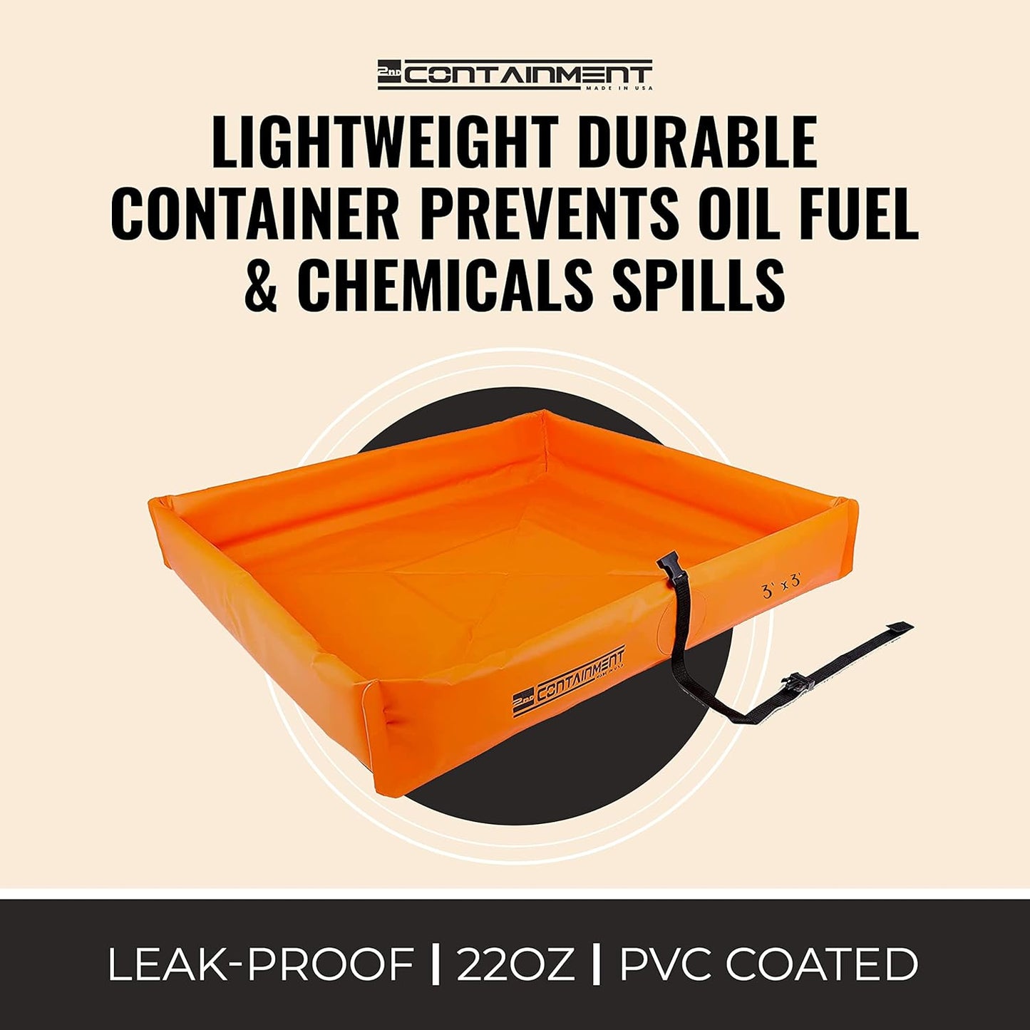 Duck Pond - 3’ x 3’ - Orange