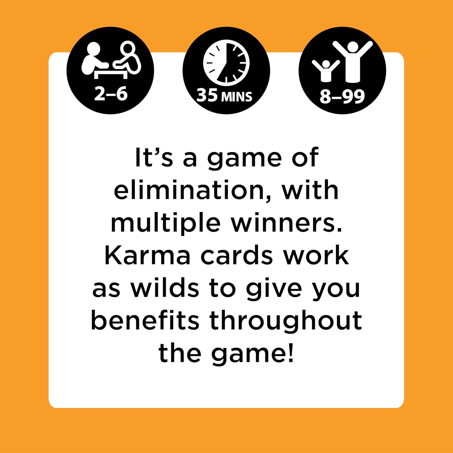 KARMA Card Games for Kids – Kids, Family Games Night, Multi-Player, Screen Free, Travel Games, Playing Cards, What Goes Around, Comes Around, Ages 8+