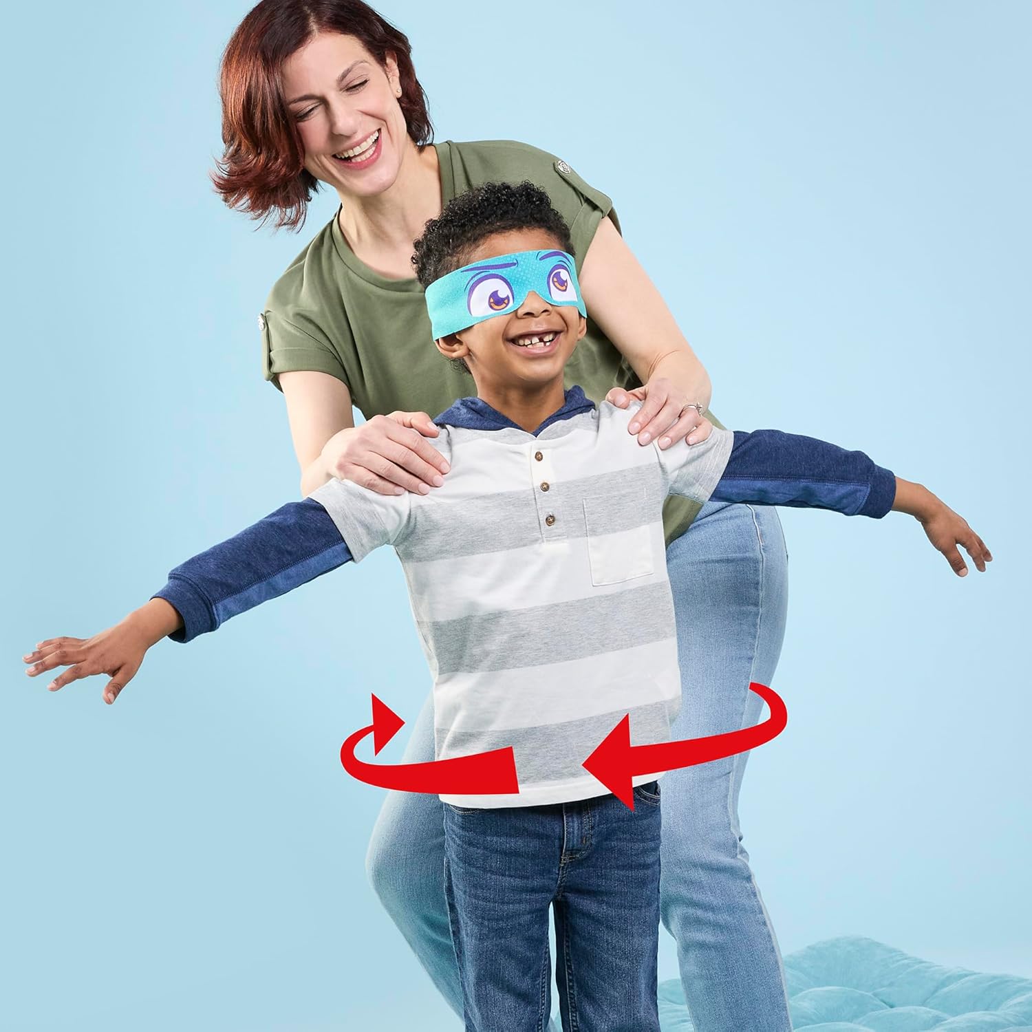 Don't Step in It! Preschool Game I Blindfolded, Poop Party Game | Spinner with 8 Fun Animal Moves | Ages 4+| 1+ Players I Funny Kids Board Games