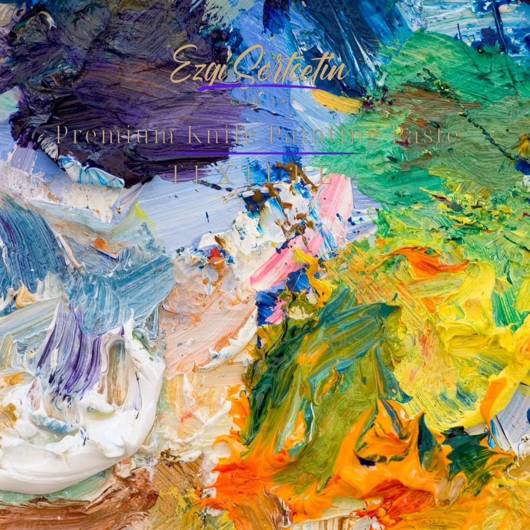 Premium Palette Knife Painting Paste|Texture Paste|Authentic Bright Colors|Ready to Use|Easy to Apply| 6oz (Pastel Mulberry)