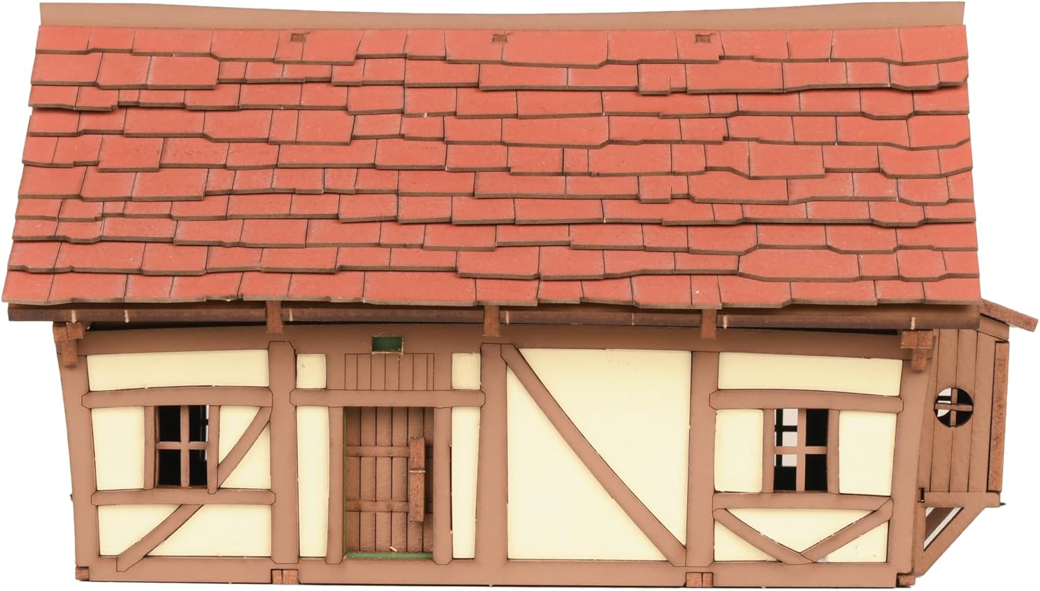 Cruck House and Cow shed - Medieval Wooden House Building Kit - DIY Building Puzzle Kit-Architecture & Engineering Assembly Set,Great Gift for People who Like Creative Play or RPG - Realistic