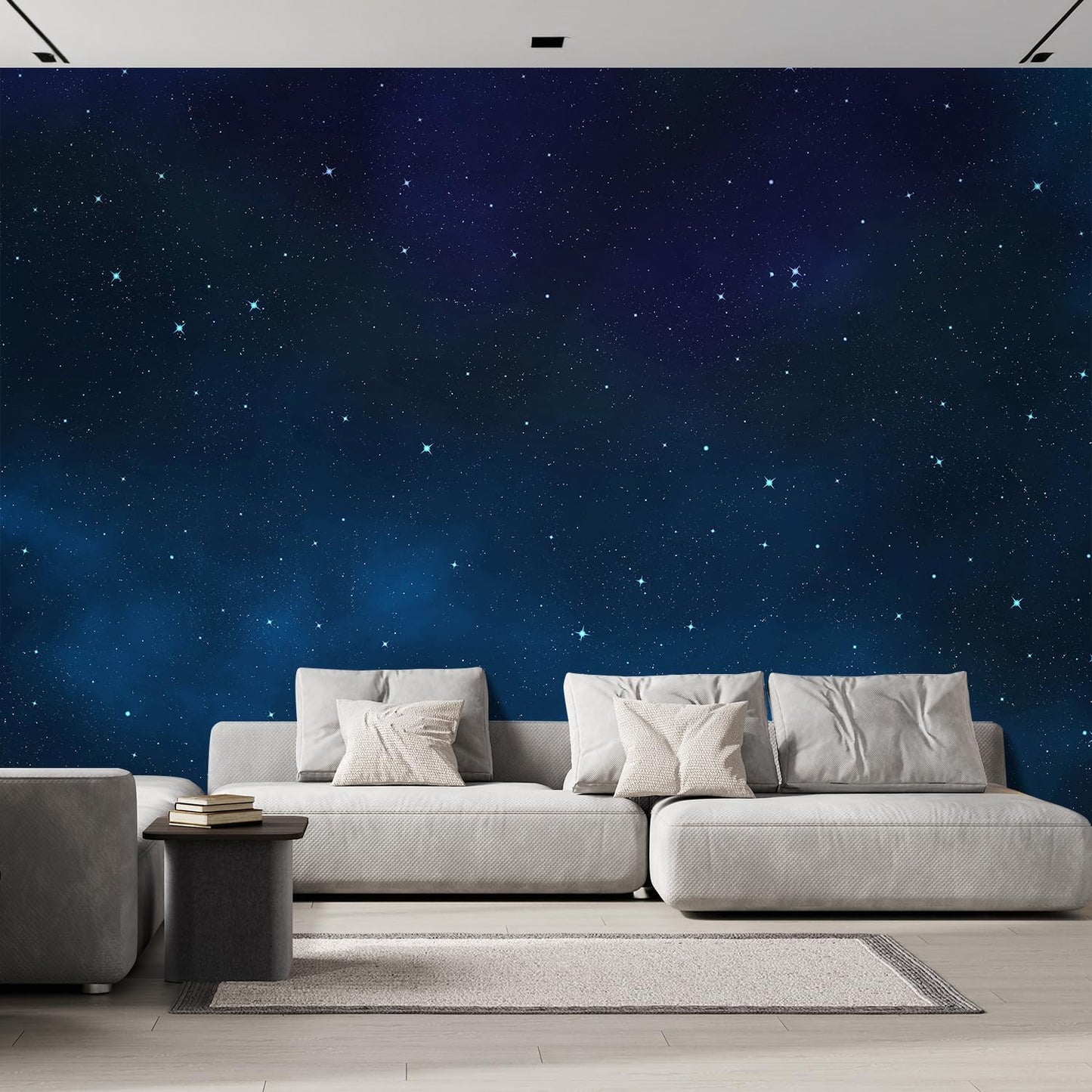 wall26 Wall Sticker/Wall Mural Beautiful Scenery of The Starry Night, Not Peel and Stick, Non-Woven Wallpaper Decorative for Bedroom, Living Room, Office - 108x168 inches