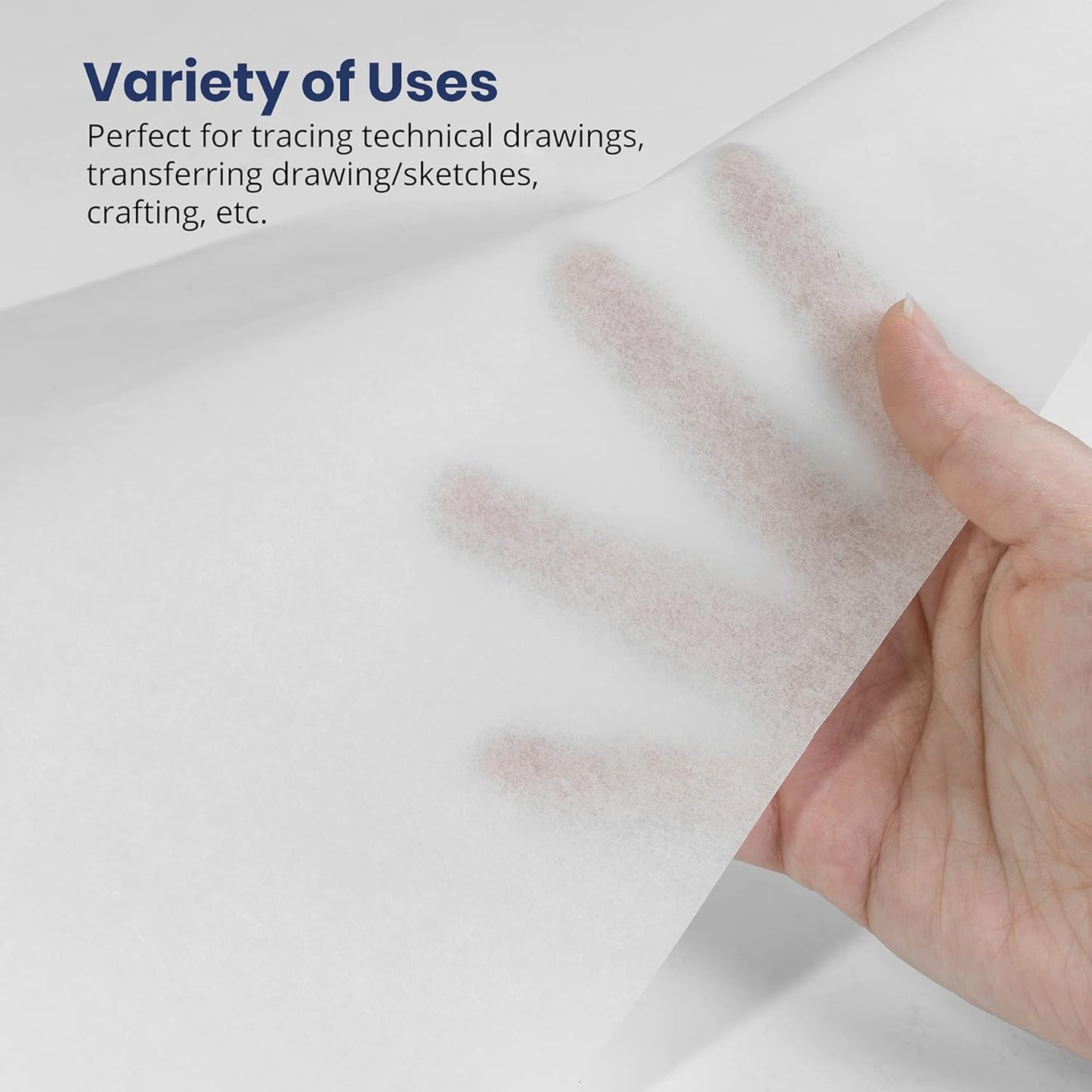 Pacific Arc Tracing Paper Roll, White, 14 Inch X 20 Yard Roll