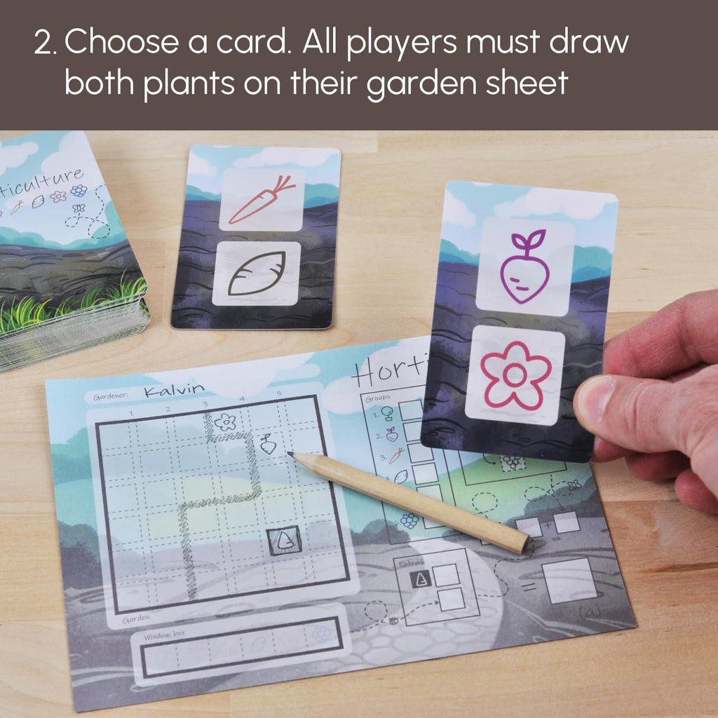 Horticulture | Strategic flip and Write Game for Families