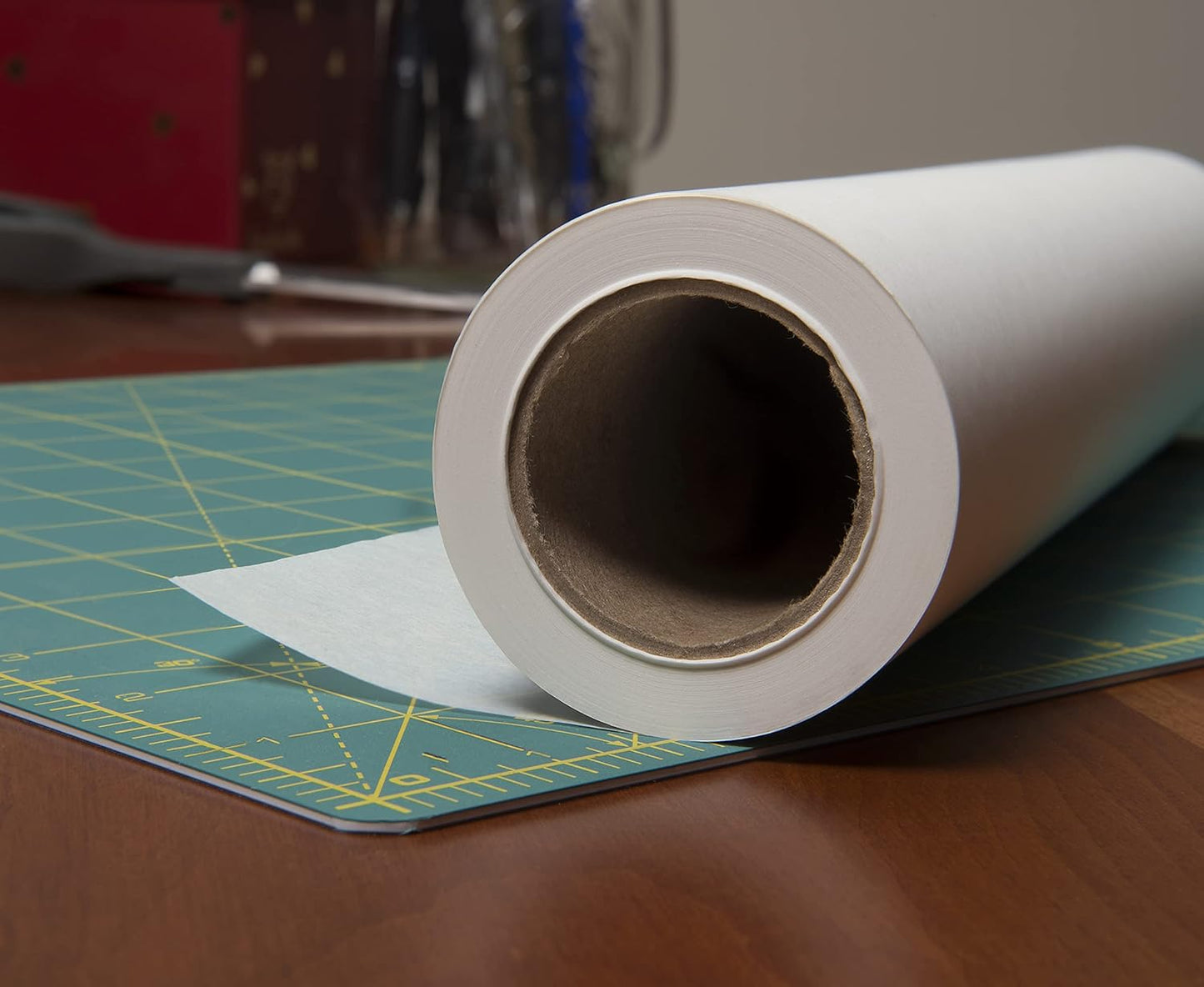 Bienfang Sketching & Tracing Paper Roll, White, 18 Inches x 50 Yards - for Drawing, Trace, Sketch, Sewing Pattern