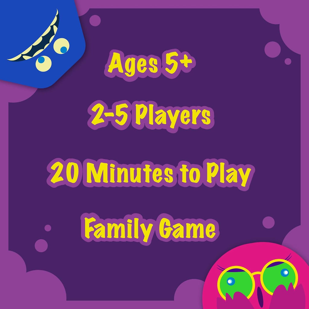 Halloween Card Game - Sleeping Monsters, Sneakiest Strategy & Suspense Game for Kids, Teens & Adults, Fun for Family Game Night, Educational for Ages 5 & Up, 2-5 Players