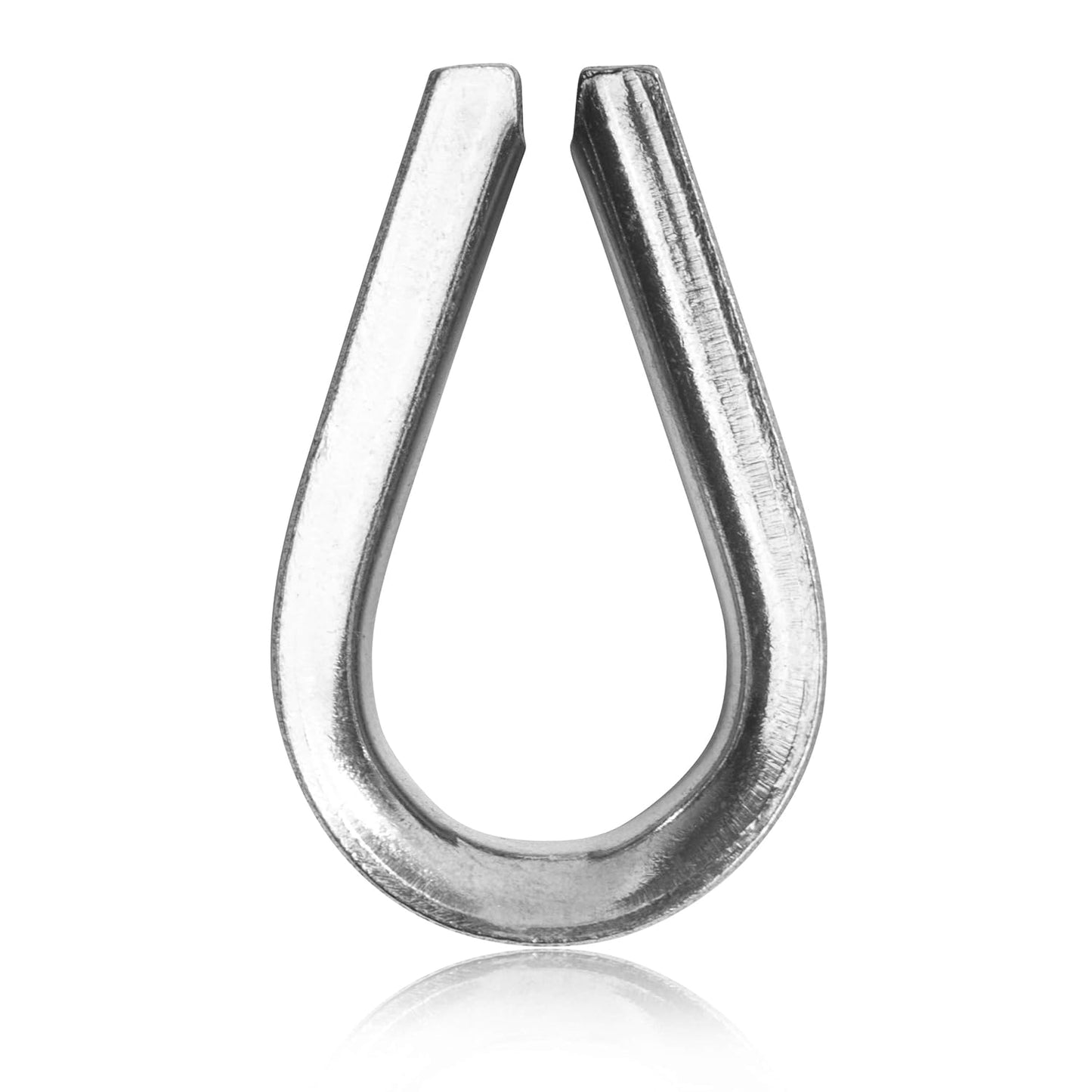 Heavy Duty Stainless Steel Thimbles for 1/4” Cables, T316 Marine Grade – Lot of 100