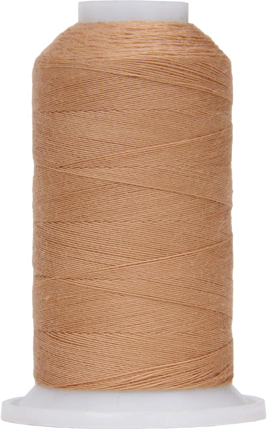 Threadart Polyester All-Purpose Sewing Thread - 600m - 50S/3 - Light Tan