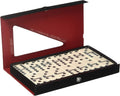 CHH D6 Standard Dominoes Ivory with White Pips