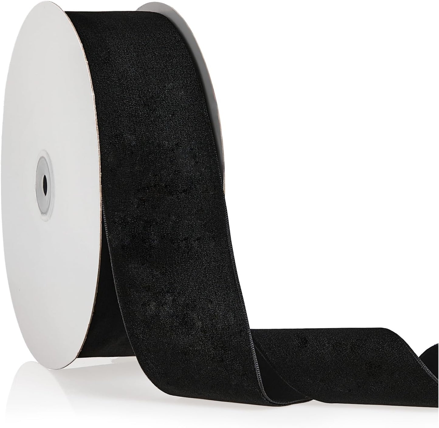 2" X 20 Yards Black Velvet Ribbon for Christmas Tree Wreath Decoration Handmade Crafts Ornaments Gift Wrapping & Bow Making