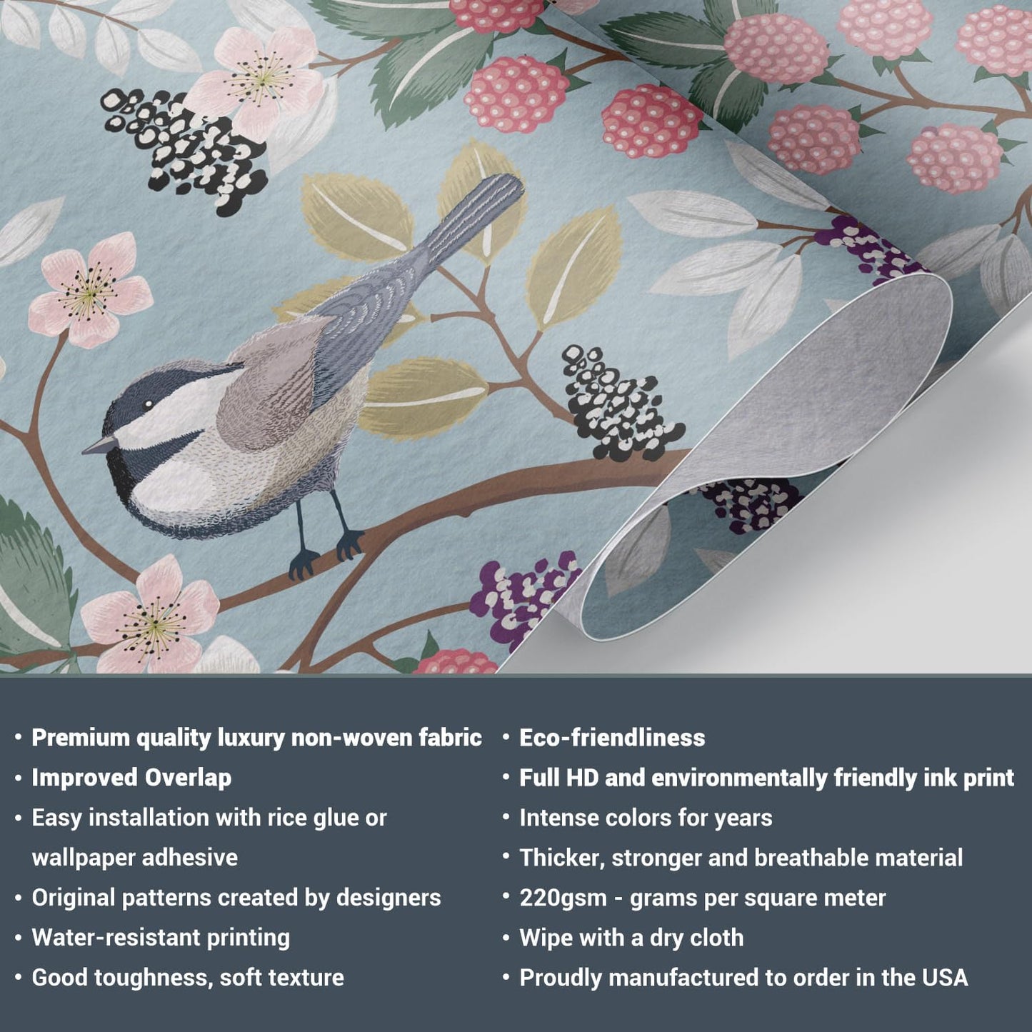 wall26 Wall Sticker/Wall Mural Horizontal Brown Vintage and Retro Wood Textured, Not Peel and Stick, Non-Woven Wallpaper Decorative for Bedroom, Living Room,Office - 120x192 inches