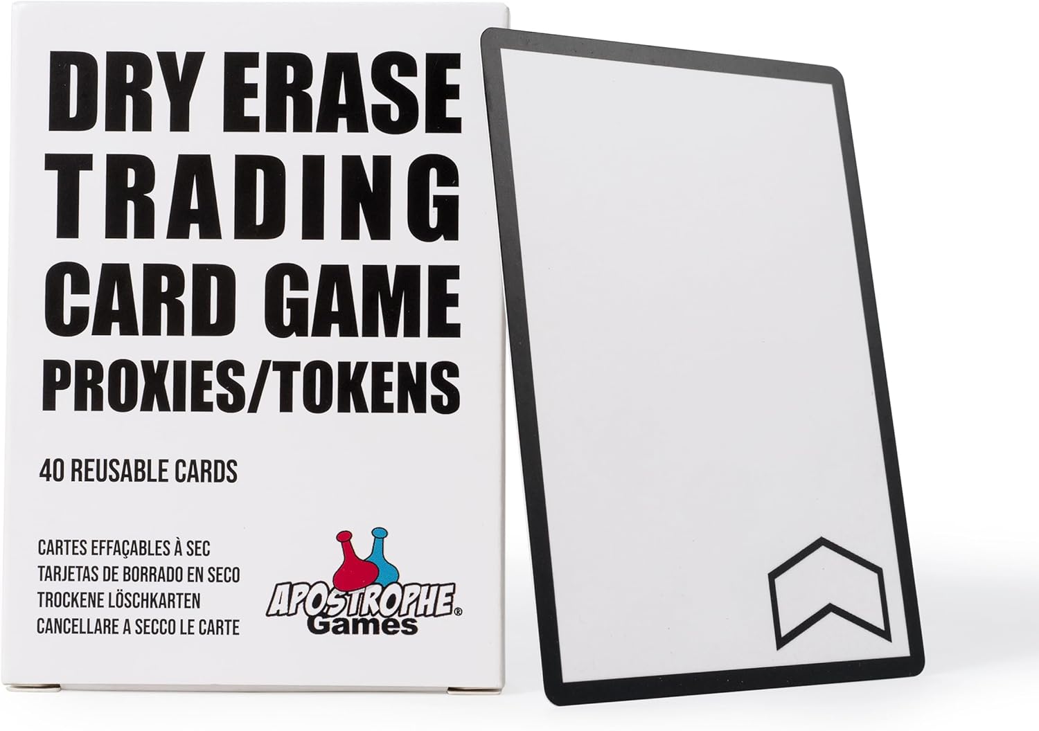 Apostrophe Games Dry Erase MTG Tokens Set of 40 Cards – Reusable Proxies/Tokens for Trading Card Games