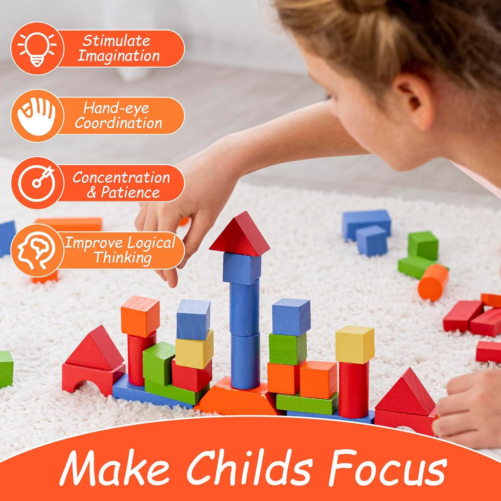 1000 Piece Dominoes Set for Kids with Extra 20 Blocks, Colorful Dominos Tiles for Building, Stacking, Racing, Tumbling, Wood Domino with Storage Bag and Box