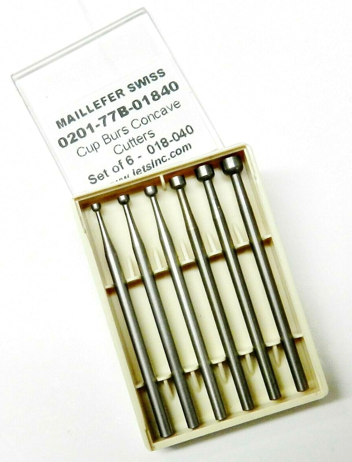 JTS Wire Rounding Bur Set of 6 Sizes Wire Rounder for 22-12 Gauge Wires Swiss Made
