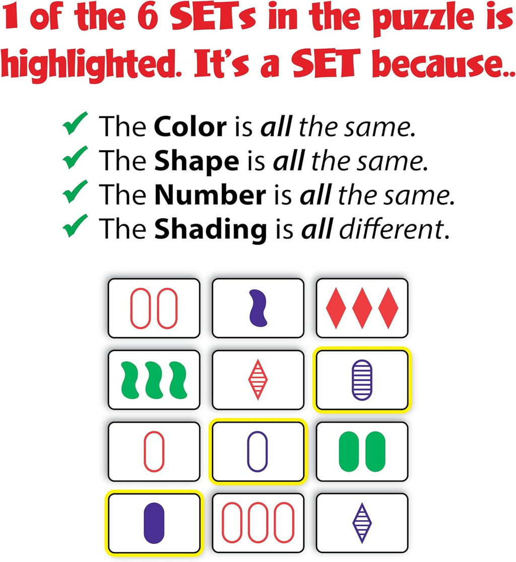 Set Giant Card Games for Kids - Jumbo Playing Cards