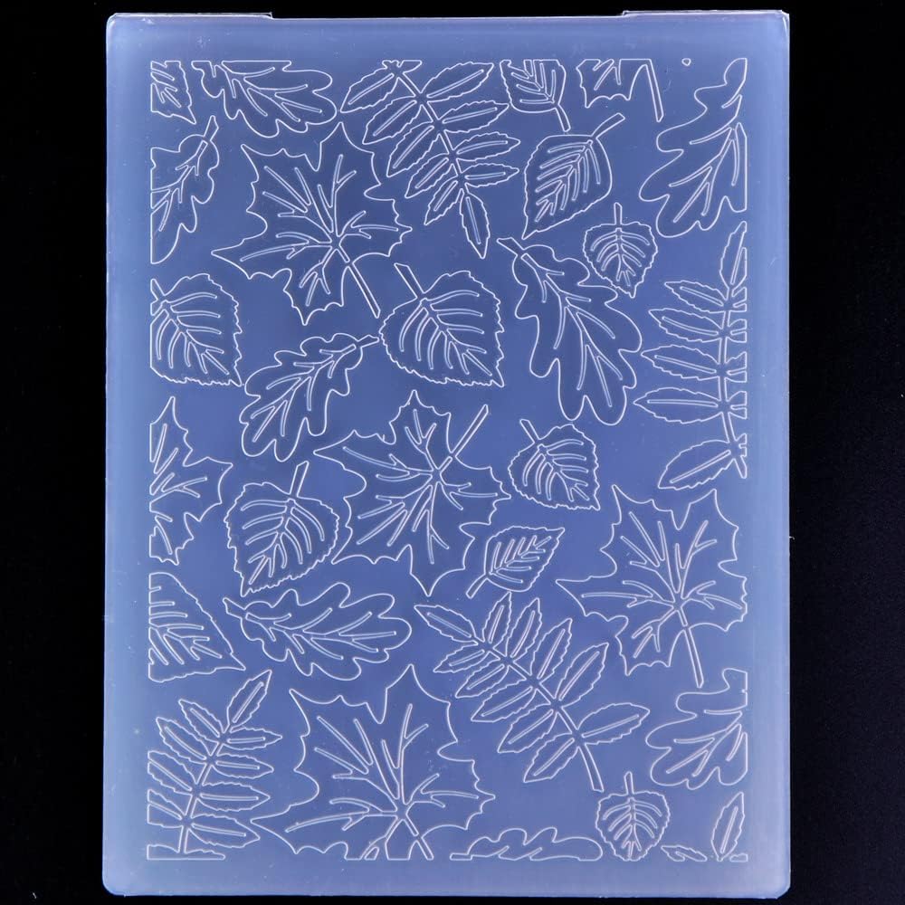 DDOUJOY Leaves Background Plastic Embossing Folders for Card Making Scrapbooking and Other Paper Crafts 2101034