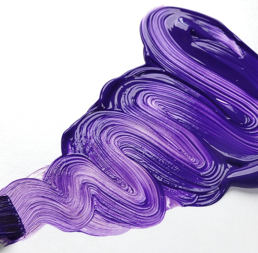 OPEN Slow-Drying Acrylics by GOLDEN, Ultramarine Violet, 2 fl oz. tube, Professional Acrylic Paint, Semi-Transparent