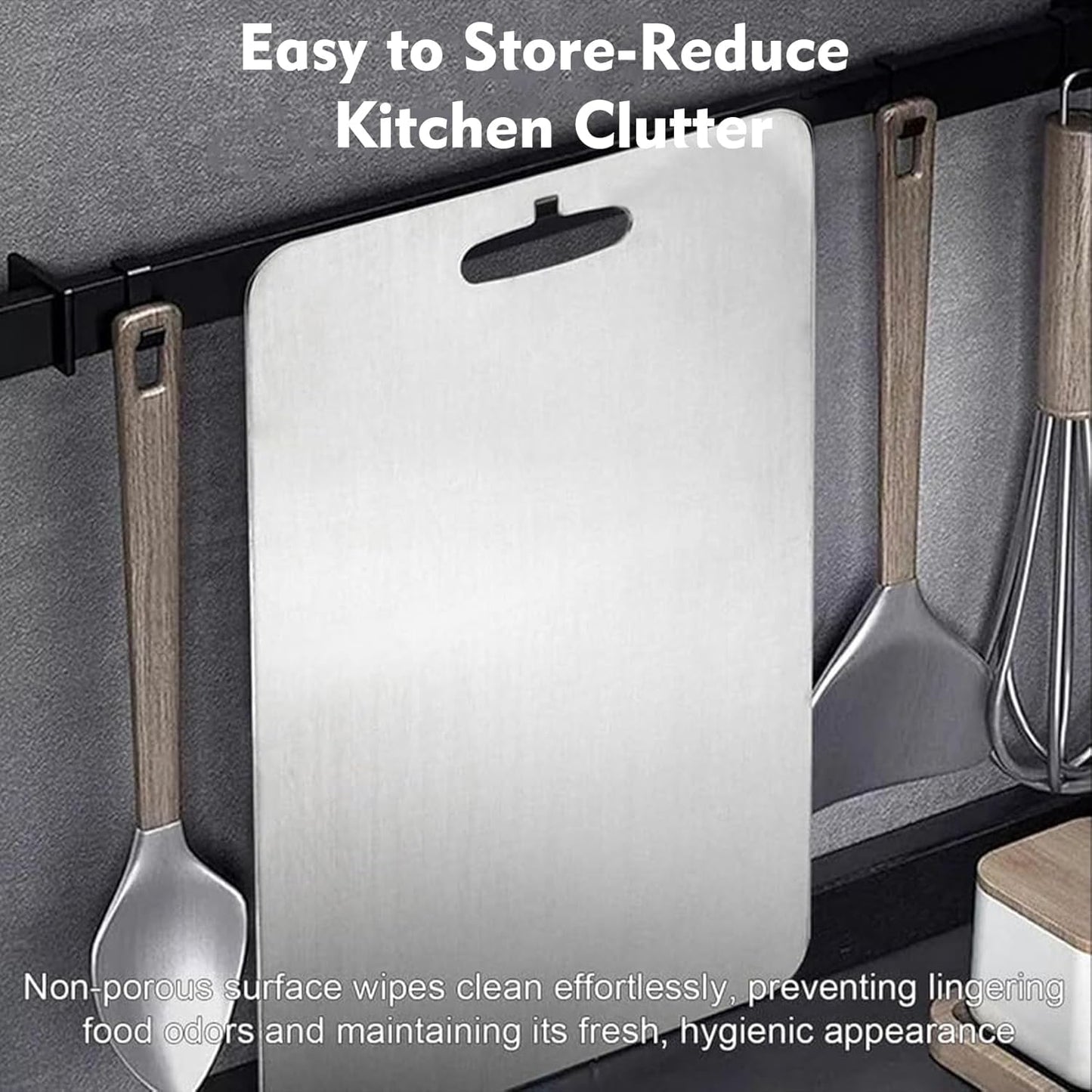 Titanium Cutting Board - 1 pack Titanium Cutting Boards for Kitchen,Double Sided Titanium Cutting Mat（9.25 * 12.99in）