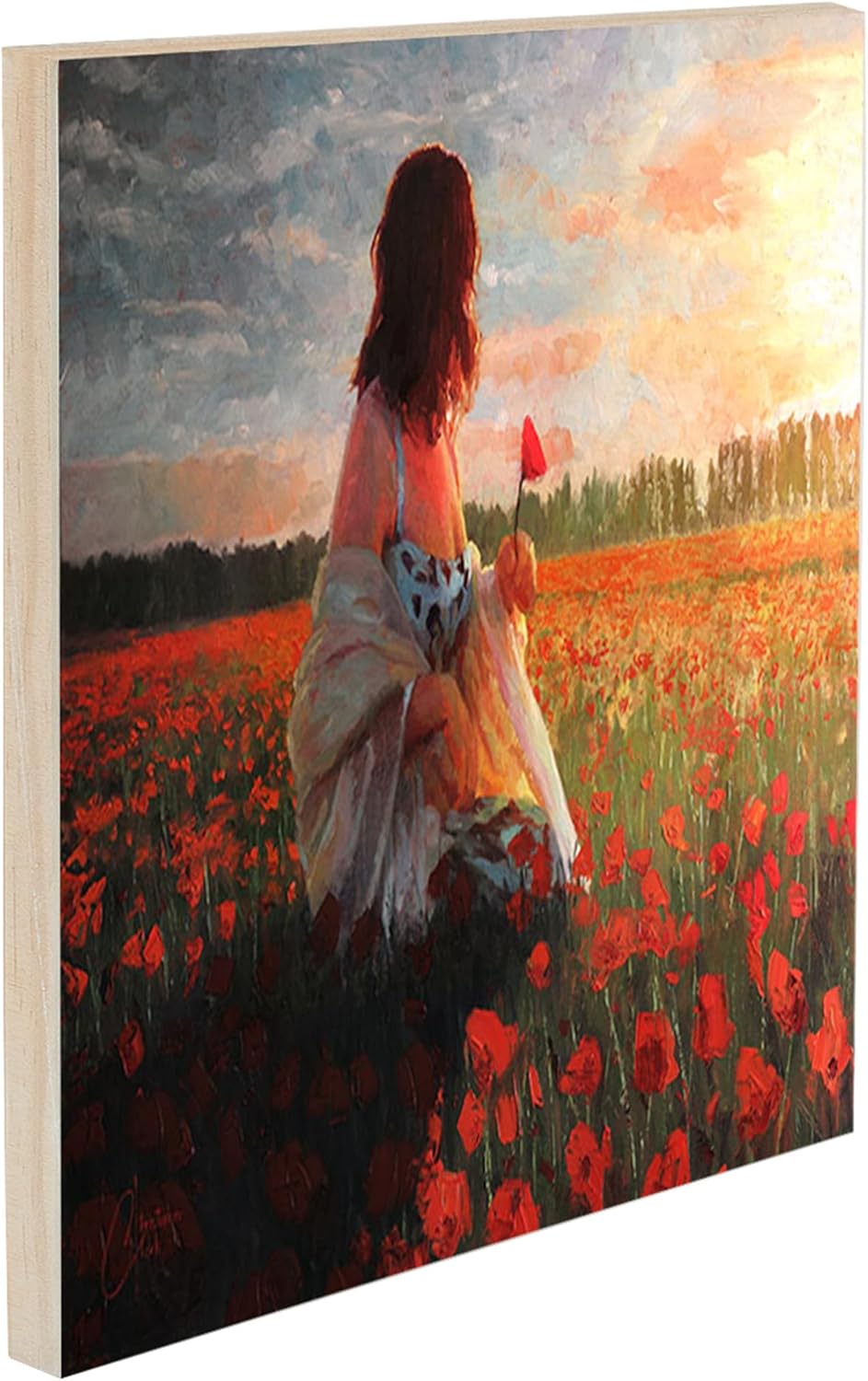 Da Vinci Pro Ultra Smooth Wood Canvas Gesso Board - 3/4" Deep, 12x24 Single White Acrylic Polymer Gesso Panels for Painting Fine Portraits and Ultra Fine Detail Illustrations and Artwork