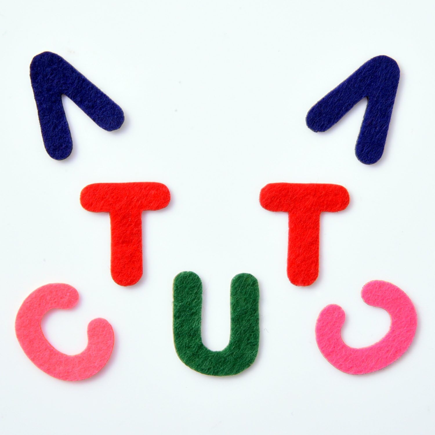 Outus Felt Letters Stickers Self-Adhesive Alphabet Letters for Kids DIY Craft 500 Pieces, 1 Inch Assorted Colors