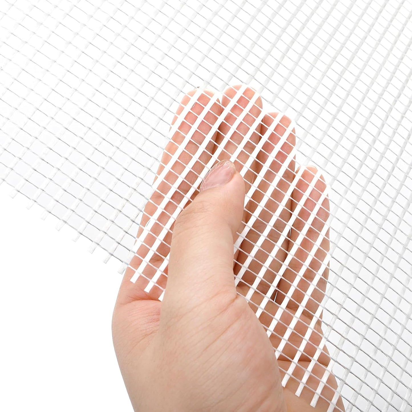 ZENFUN 35" X 76" Mosaic Mesh for Back Mounted Tile, 4.2 oz Fiberglass Mesh Backing Boast for Tile Installation, DIY Handcraft, Wall and Ground Treatment, Supplies Tools (Non Sticky)