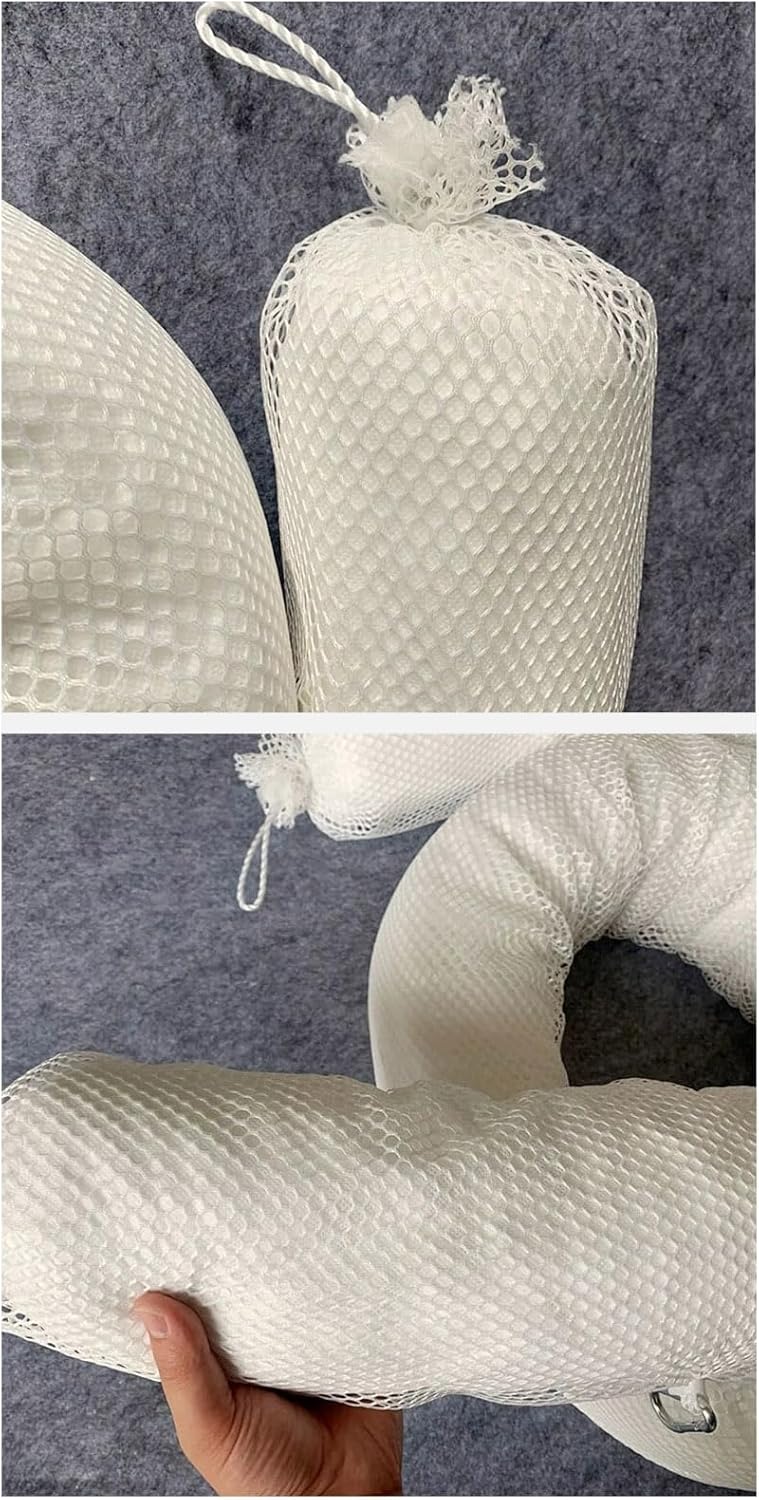 XIFENG Oil Absorbent Socks Oil Boom Soak up Oil Diesel Fuel Hydrocarbon Based Fluids, 6 Gallon (27L) Absorbency Per Sock, 5" Diameter 9.8' Length (12.7cm*3m) Clean Oil Spills(Size:Pack of 1)