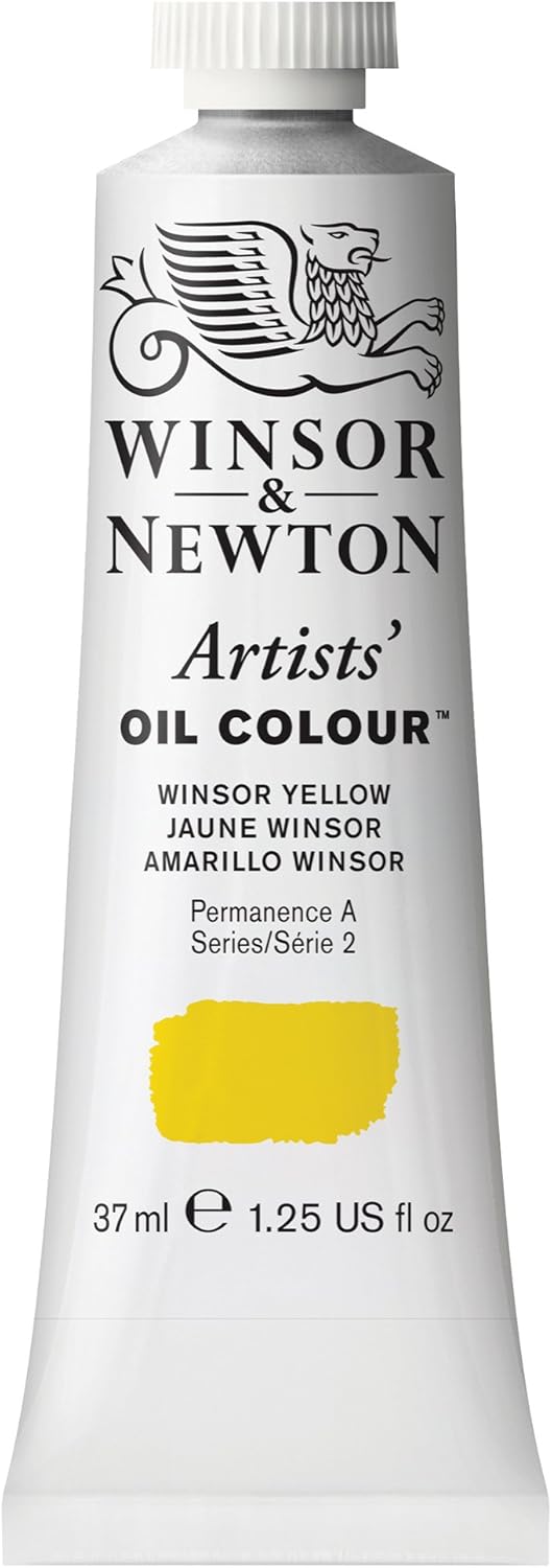 Winsor & Newton Artists' Oil Color, 37ml (1.25 oz) Tube, Winsor Yellow